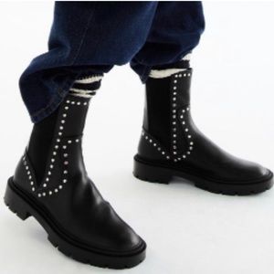 Zara | Tall Studded Boots